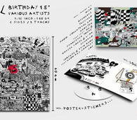 V/A "Apparel Music B-Day 15 (GF,60x60cm Poster,Sticker) 1st pressing: White LTD 150" LP