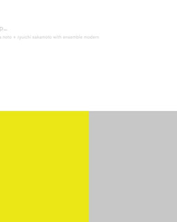 Alva Noto + Ryuichi Sakamoto with Ensemble Modern "Utp_" CD