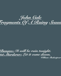 John Cale "Fragments of a Rainy Season" 2LP