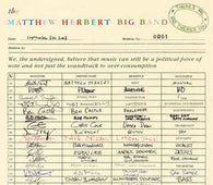 The Matthew Herbert Big Band "There's Me And There's You" CD