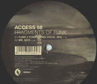 Access 58 "Fragments Of Funk" 12" - new sound dimensions