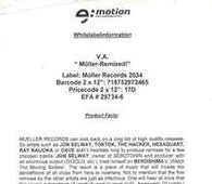 Various "Muller-Remixed!" 2x12" - new sound dimensions