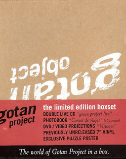 Gotan Project "The Gotan Object - The Limited Edition Boxset 2CD DVD 7"" 2CD