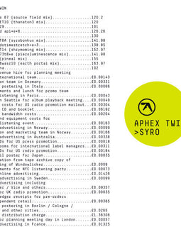 Aphex Twin "Syro (Gatefold 3lp+Mp3)" 3LP