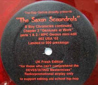 The Saxon Scoundrels "Chapter 2 (Geniuses At Work)" 12" - new sound dimensions