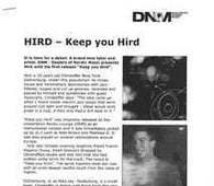 Hird "Keep You Hird" 12" - new sound dimensions