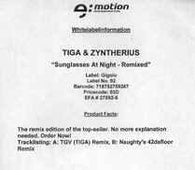 Tiga & Zyntherius "Sunglasses At Night Remixed" 12" - new sound dimensions
