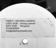 Fabb'X "Driving Licence" 12" - new sound dimensions