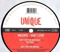 Malente "Don't Stop" 12" - new sound dimensions