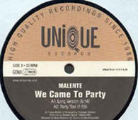 Malente "We Came To Party" 12" - new sound dimensions